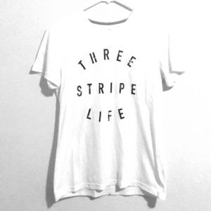 Adidas “Three Stripe Life” Tee